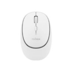 Ratón NILOX Dual-Wireless Recargable Blanco (NXMDWS101)