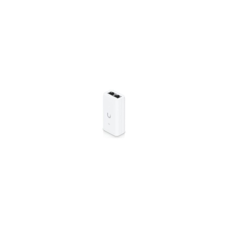 Adaptador Ubiquiti Inyector PoE 48V GbE Blanco (U-PoE)