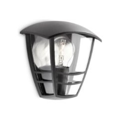 Aplique Mural Philips Creek 60W Negro (915002790302)