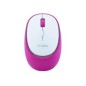 Ratón NILOX Dual-Wireless Blanco/Rosa (NXMDWS104)