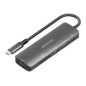 Docking AISENS 6en1 USB-C Gris (ASUC-6P023-GR)