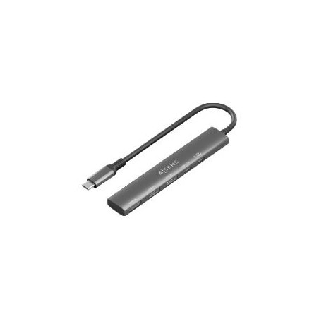 Docking AISENS 5en1 USB-C Gris (ASUC-5P022-GR)