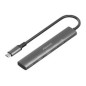 Docking AISENS 5en1 USB-C Gris (ASUC-5P022-GR)