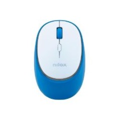 Ratón NILOX Dual-Wireless Blanco/Azul (NXMDWS103)