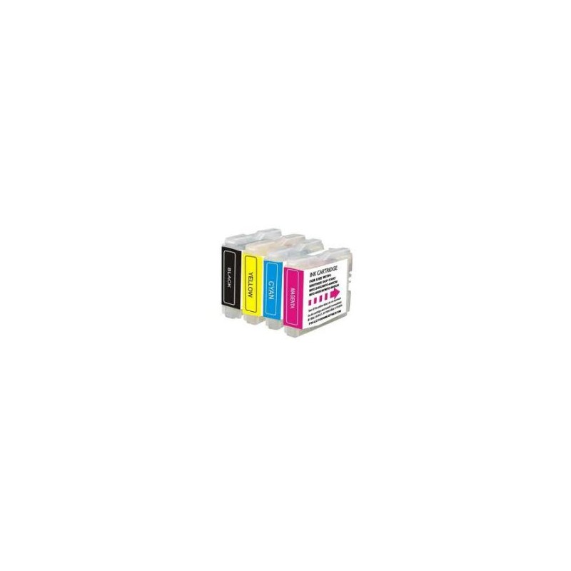 Tinta BROTHER Pack Negro/Tricolor (LC121VALBP) Tinta BROTHER Pack Negro/Tricolor (LC121VALBP)