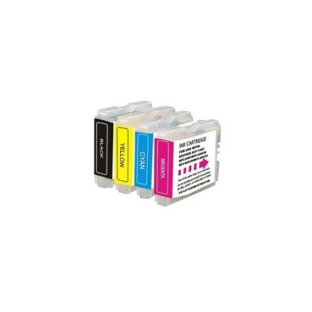 Tinta BROTHER Pack Negro/Tricolor (LC121VALBP)