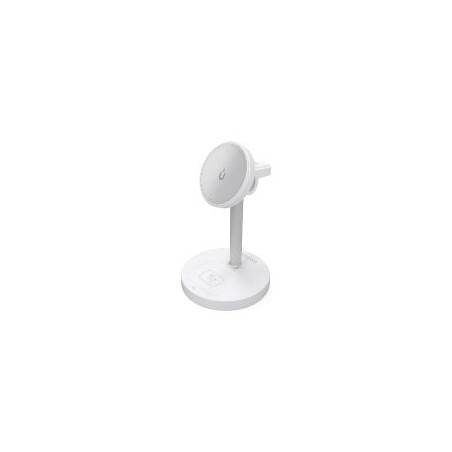 Cargador AISENS Qi Inalámbrico Blanco(ASCH-15W3WC065-W)