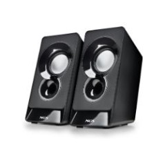 Altavoces NGS 2.0 12W Jack 3.5mm USB-A Negros (SB210)