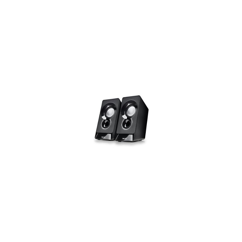 Altavoces NGS 2.0 12W Jack 3.5mm USB-A Negros (SB210)