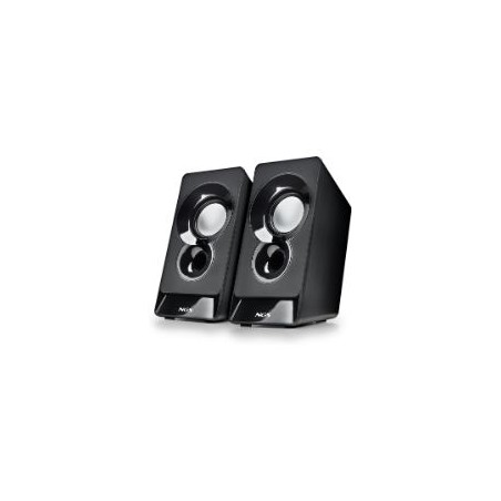 Altavoces NGS 2.0 12W Jack 3.5mm USB-A Negros (SB210)