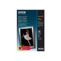 Papel Epson Ultra Glossy A4 15 Hojas (C13S041927)