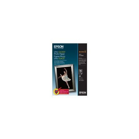 Papel Epson Ultra Glossy A4 15 Hojas (C13S041927)