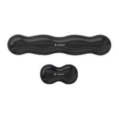 Reposamuñecas SUBBLIM Ergo Pack 2 Negro (SUBMP-04E061)