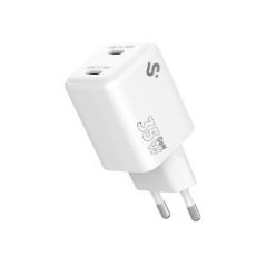 Cargador Pared SUBBLIM GaN 35W 2xUSB-C (SUBCHG-6G3520)
