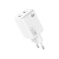 Cargador Pared SUBBLIM 45W 2USB-C Blanco(SUBCHG-6G4520)