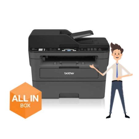 Multif BROTHER Laser A4 B/N USB Fax Negra (MFC-L2710DW)