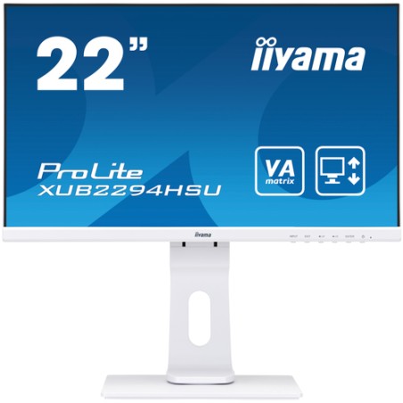 Monitor iiYAMA 22" VA FHD 75Hz Blanco (XUB2294HSU-W1)