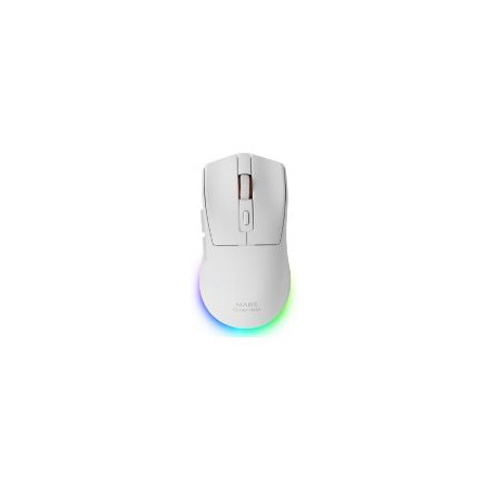 Ratón Mars Gaming RF Wireless BT 14400dpi Blanco(MMT3W)