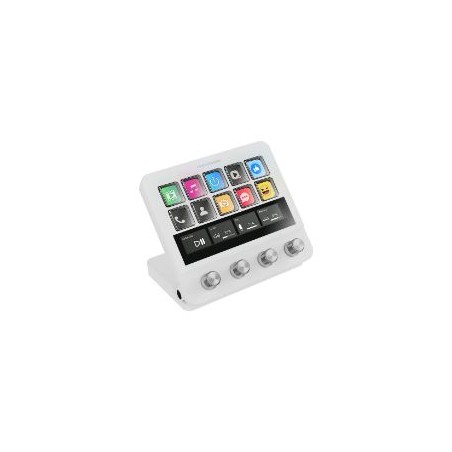 Control Deck Mars Gaming LCD 10 Teclas Blanco (MSDPROW)