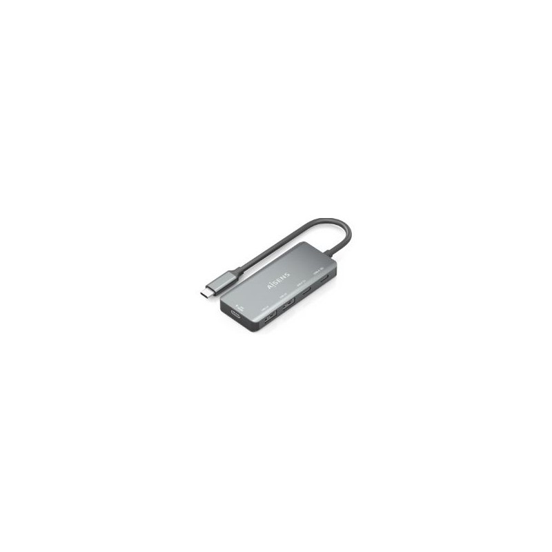 Hub AISENS USB-C a 2xUSB 2.0 PD 100W Gris (A109-0946) Hub AISENS USB-C a 2xUSB 2.0 PD 100W Gris (A109-0946)