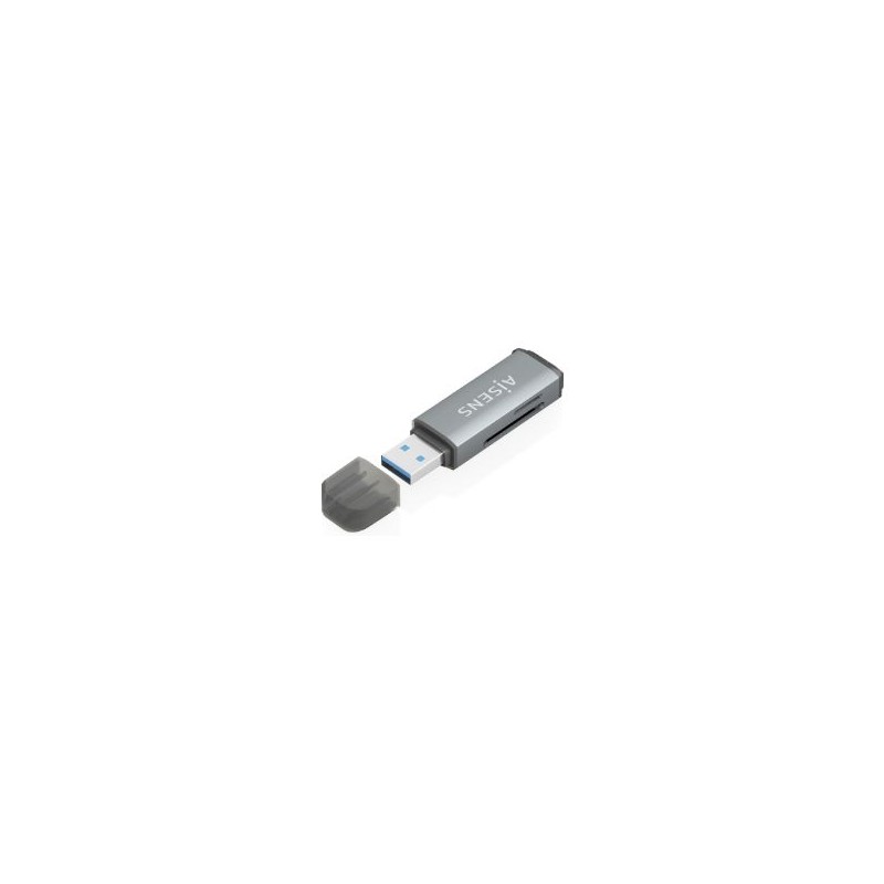 Lector Tarjetas AISENS USB-A 3.0 Gris (ASCR-2A09-GR)