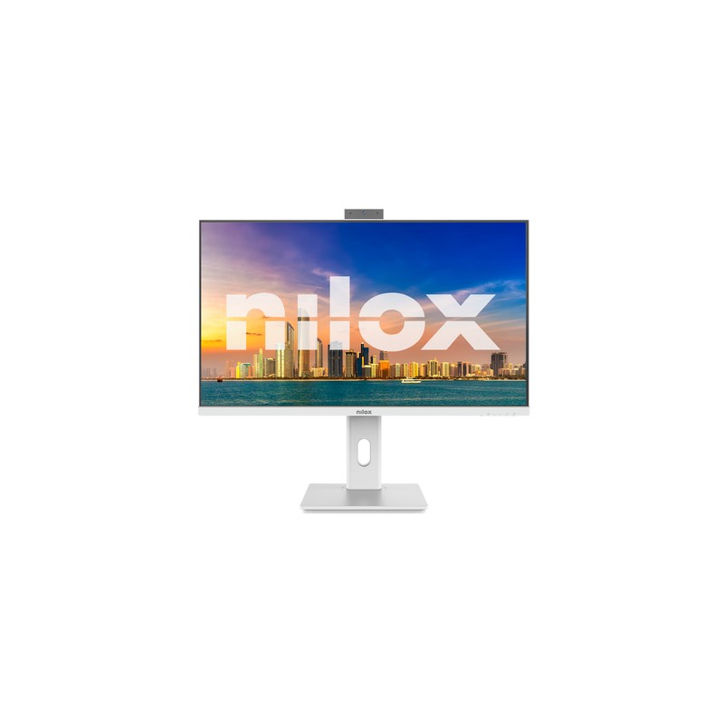 Monitor NILOX 27" FHD HDMI WebCam Blanco (NXM27RWEB02W)