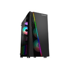 Torre Gaming UNYKA Glayze S/F RGB ATX Negra (511301)