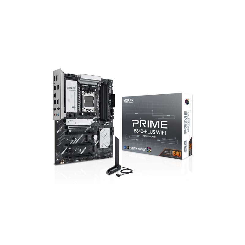 ASUS PRIME B840-PLUS WIFI: (AM5) 4DDR5 DP HDMI RJ45 ATX