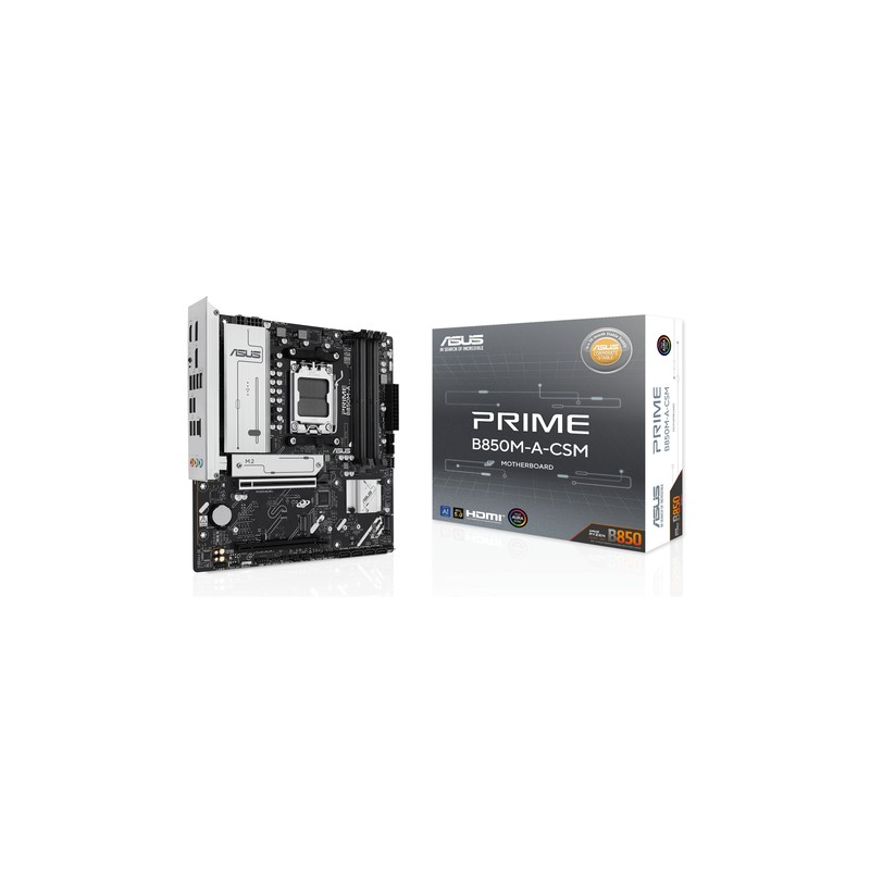ASUS PRIME B850M-A-CSM: (AM5) 4DDR5 DP HDMI RJ45 mATX