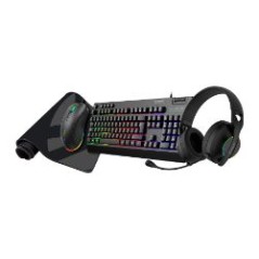 Pack Gaming UNYKA NOVA 4en1 RGB Negro (UK594008)