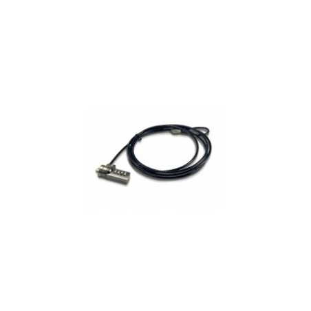 Cable Antirrobo CONCEPTRONIC 1.8m Negro (CNBCOMLOCK18)
