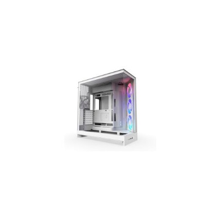 Caja NZXT H9 Flow RGB ATX EATX mATX Blanca(CM-H92FW-R1)