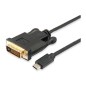 Cable EQUIP USB-C macho a DP DVI 24+1 1.8m (EQ133468)