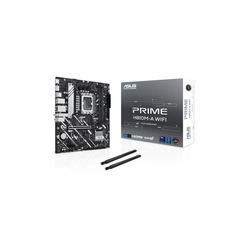 ASUS PRIME H810M-A WIFI: (1851) 2DDR5 HDMI RJ45 mATX ASUS PRIME H810M-A WIFI: (1851) 2DDR5 HDMI RJ45 mATX