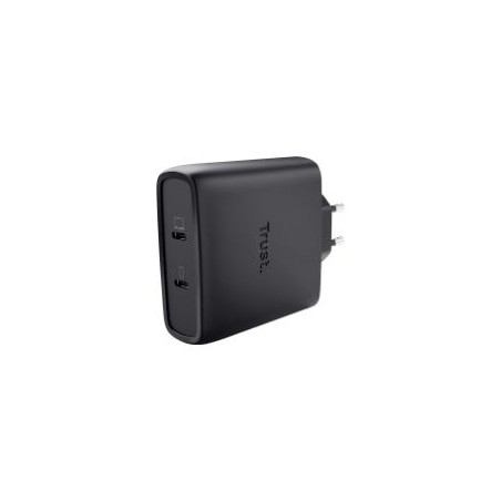 Cargador Trust Maxo GaN 100W 2xUSB-C Cable 2m (25527)