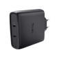 Cargador Trust Maxo GaN 100W 2xUSB-C Cable 2m (25527)