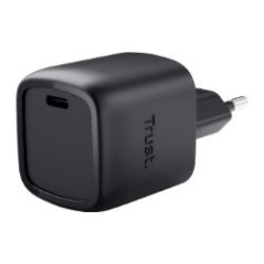 Cargador Pared Trust Maxo GaN 30W 1xUSB-C Negro (25519)