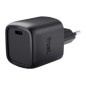 Cargador Pared Trust Maxo GaN 30W 1xUSB-C Negro (25519)