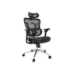 Silla Oficina EQUIP Respaldo de Malla Negra (EQ651051)