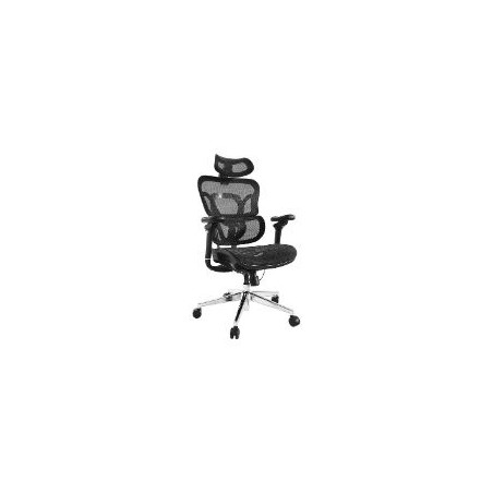 Silla Oficina EQUIP Respaldo de Malla Negra (EQ651051)