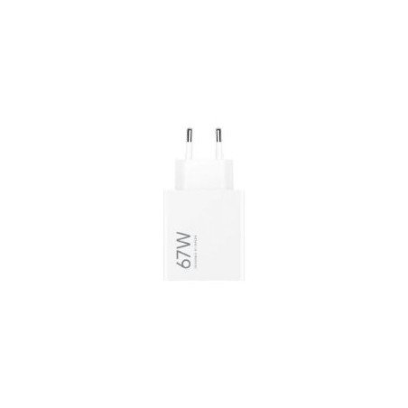 Cargador de Pared XIAOMI 67W 1xUSB-A Blanco (BHR07SKEU)