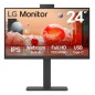 Monitor LG 24" IPS FHD con WebCam Negro (24BA850-B)
