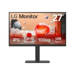 Monitor LG 27" IPS FHD USB-A/C HDMI Negro (27BA650-B)