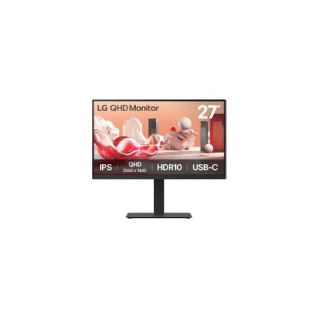Monitor LG 27" IPS QHD Pivot/Reg USB-C DC (27BA75QB-B)