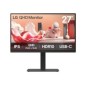Monitor LG 27" IPS QHD Pivot/Reg USB-C DC (27BA75QB-B)