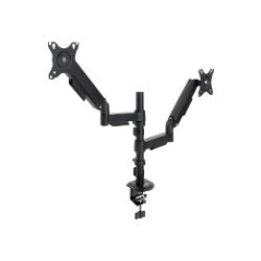 Soporte Mesa TooQ 17"-32" 2 Brazos Negro (DB1533TNR-B)