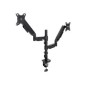 Soporte Mesa TooQ 17"-32" 2 Brazos Negro (DB1533TNR-B)