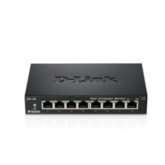 Switch D-Link 8P 10/100 Metallic (DES-108)