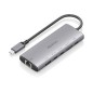 Docking AISENS 6en1 USB-C 4K/60Hz Gris (ASUC-6P030-GR)