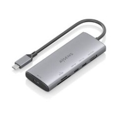 Docking AISENS 6en1 USB-C 4K/60Hz Gris (ASUC-6P029-GR)